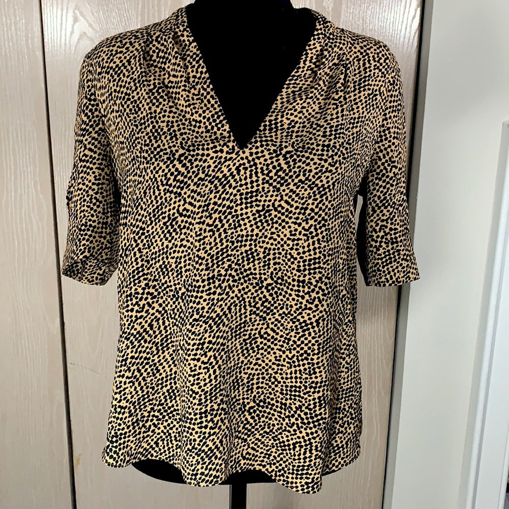 Joie Women’s V-Neck Silk Blouse Blouse